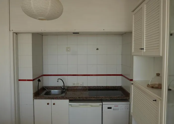 Quiet In Fenals With Balcony, Pool And Workspace For Medium-term *