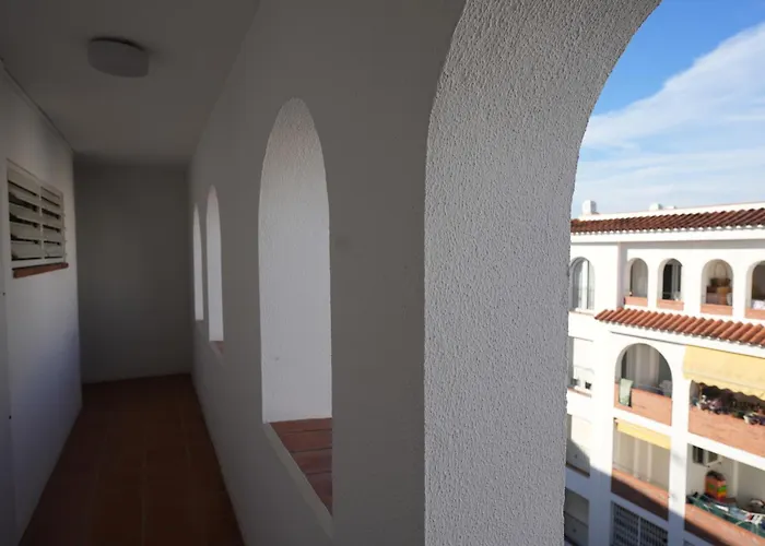 Apartamento Quiet In Fenals With Balcony, Pool And Workspace For Medium-term