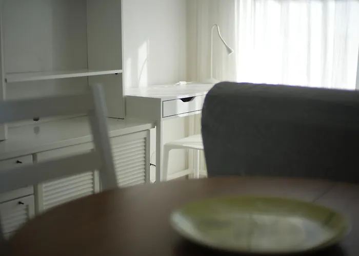 Quiet In Fenals With Balcony, Pool And Workspace For Medium-term * Lloret de Mar